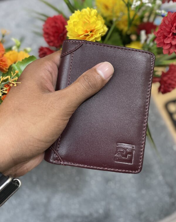 S01 Leather wallet Chocolate